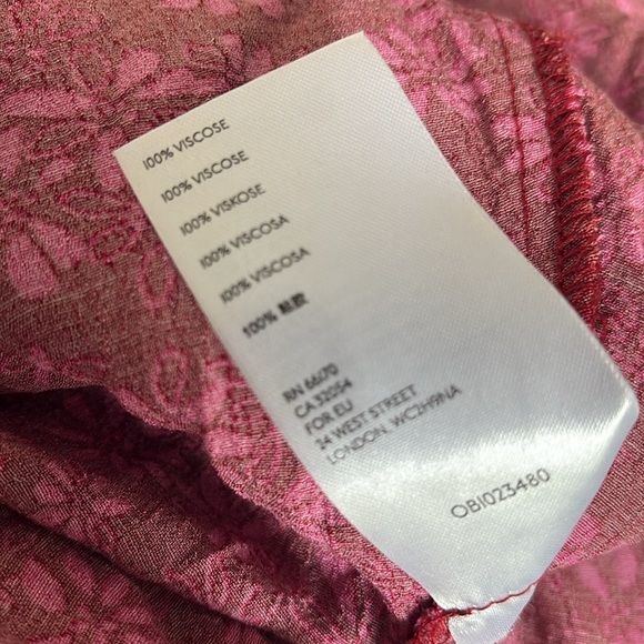 Free People Jessie Midi Dress Ditzy Floral size 6 - Picture 11 of 11